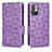 Custodia Portafoglio In Pelle Cover con Supporto C02X per Xiaomi Redmi Note 11 SE 5G Viola