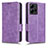 Custodia Portafoglio In Pelle Cover con Supporto C02X per Xiaomi Redmi Note 12 4G Viola