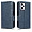 Custodia Portafoglio In Pelle Cover con Supporto C02X per Xiaomi Redmi Note 12 Explorer