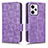 Custodia Portafoglio In Pelle Cover con Supporto C02X per Xiaomi Redmi Note 12 Explorer Viola