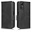 Custodia Portafoglio In Pelle Cover con Supporto C02X per Xiaomi Redmi Note 12S Nero