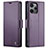 Custodia Portafoglio In Pelle Cover con Supporto C03S per Xiaomi Redmi 12 5G Viola