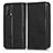 Custodia Portafoglio In Pelle Cover con Supporto C03X per Oppo A95 4G Nero