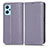 Custodia Portafoglio In Pelle Cover con Supporto C03X per Oppo A96 4G Viola