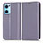 Custodia Portafoglio In Pelle Cover con Supporto C03X per Oppo Find X5 Lite 5G Viola