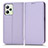 Custodia Portafoglio In Pelle Cover con Supporto C03X per Realme C35 Viola