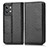 Custodia Portafoglio In Pelle Cover con Supporto C03X per Realme GT2 Pro 5G Nero