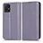 Custodia Portafoglio In Pelle Cover con Supporto C03X per Realme Narzo 50 4G Viola