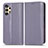 Custodia Portafoglio In Pelle Cover con Supporto C03X per Samsung Galaxy A13 4G Viola