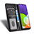 Custodia Portafoglio In Pelle Cover con Supporto C03X per Samsung Galaxy A22 4G