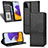 Custodia Portafoglio In Pelle Cover con Supporto C03X per Samsung Galaxy A22 5G