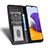 Custodia Portafoglio In Pelle Cover con Supporto C03X per Samsung Galaxy A22 5G