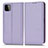 Custodia Portafoglio In Pelle Cover con Supporto C03X per Samsung Galaxy A22s 5G Viola