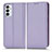 Custodia Portafoglio In Pelle Cover con Supporto C03X per Samsung Galaxy F23 5G Viola