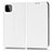 Custodia Portafoglio In Pelle Cover con Supporto C03X per Samsung Galaxy F42 5G Bianco