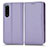 Custodia Portafoglio In Pelle Cover con Supporto C03X per Sony Xperia 5 III