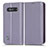 Custodia Portafoglio In Pelle Cover con Supporto C03X per Xiaomi Black Shark 4S Pro 5G Viola