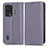 Custodia Portafoglio In Pelle Cover con Supporto C03X per Xiaomi Black Shark 5 5G Viola