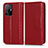 Custodia Portafoglio In Pelle Cover con Supporto C03X per Xiaomi Mi 11T 5G Rosso