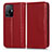Custodia Portafoglio In Pelle Cover con Supporto C03X per Xiaomi Mi 11T Pro 5G Rosso