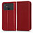 Custodia Portafoglio In Pelle Cover con Supporto C03X per Xiaomi Poco C40 Rosso