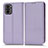 Custodia Portafoglio In Pelle Cover con Supporto C03X per Xiaomi Poco M5S Viola