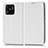 Custodia Portafoglio In Pelle Cover con Supporto C03X per Xiaomi Redmi 10 Power Bianco