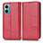 Custodia Portafoglio In Pelle Cover con Supporto C03X per Xiaomi Redmi 10 Prime Plus 5G Rosso