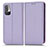 Custodia Portafoglio In Pelle Cover con Supporto C03X per Xiaomi Redmi Note 10 5G Viola