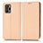 Custodia Portafoglio In Pelle Cover con Supporto C03X per Xiaomi Redmi Note 10 Pro 5G Oro