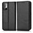 Custodia Portafoglio In Pelle Cover con Supporto C03X per Xiaomi Redmi Note 10T 5G Nero