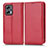 Custodia Portafoglio In Pelle Cover con Supporto C03X per Xiaomi Redmi Note 11T Pro 5G Rosso