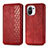 Custodia Portafoglio In Pelle Cover con Supporto C04 per Xiaomi Mi 11 Lite 5G Rosso