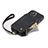 Custodia Portafoglio In Pelle Cover con Supporto C04S per Apple iPhone 13 Pro Max Nero