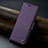 Custodia Portafoglio In Pelle Cover con Supporto C04S per Huawei Mate 60 Pro Viola