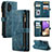 Custodia Portafoglio In Pelle Cover con Supporto C04S per Samsung Galaxy A32 4G