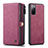 Custodia Portafoglio In Pelle Cover con Supporto C04S per Samsung Galaxy S20 FE (2022) 5G Rosso