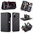 Custodia Portafoglio In Pelle Cover con Supporto C04S per Samsung Galaxy S20 FE 4G