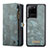 Custodia Portafoglio In Pelle Cover con Supporto C05S per Samsung Galaxy S20 Ultra 5G
