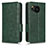 Custodia Portafoglio In Pelle Cover con Supporto C05X per Sharp Aquos Sense7 Plus Verde