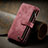 Custodia Portafoglio In Pelle Cover con Supporto C06S per Samsung Galaxy A22s 5G Rosso