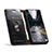 Custodia Portafoglio In Pelle Cover con Supporto C06S per Samsung Galaxy S20 Plus