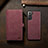 Custodia Portafoglio In Pelle Cover con Supporto C09S per Samsung Galaxy S21 5G Rosso