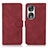 Custodia Portafoglio In Pelle Cover con Supporto D01Y per Huawei Honor 90 5G Rosso