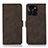 Custodia Portafoglio In Pelle Cover con Supporto D01Y per Huawei Honor X6a Marrone