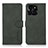 Custodia Portafoglio In Pelle Cover con Supporto D01Y per Huawei Honor X6a Verde