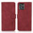 Custodia Portafoglio In Pelle Cover con Supporto D01Y per Motorola ThinkPhone 5G Rosso