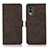 Custodia Portafoglio In Pelle Cover con Supporto D01Y per Nokia C210 Marrone