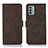 Custodia Portafoglio In Pelle Cover con Supporto D01Y per Nokia G22 Marrone