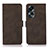 Custodia Portafoglio In Pelle Cover con Supporto D01Y per Oppo A78 5G Marrone